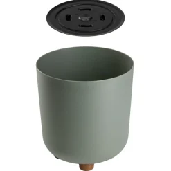 Zestaw donic TERRA na nóżkach recykling szarozielone 2 szt * HowHomely New