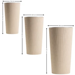 Zestaw donic URBANIKA coffee latte 3 szt * HowHomely Sale