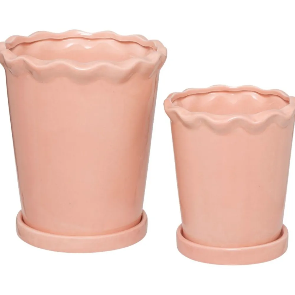 Zestaw 2 doniczek ceramicznych Wild Romance róż * Atmosphera Clearance