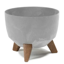 Zestaw doniczek Rosa linea szary beton 2 szt * HowHomely Online