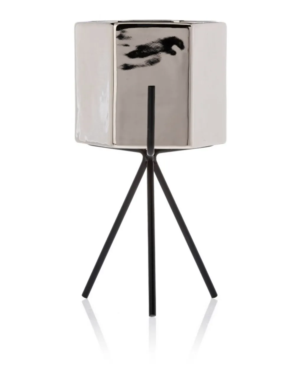 Zestaw 3 doniczek Sashi Silver * HowHomely Discount