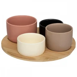 Zestaw do przekąsek 4 miski Wavy Colors * Secret de Gourmet Hot