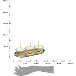 Zestaw do serwowania szklany 7 elementów * Excellent Houseware Online