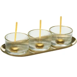 Zestaw do serwowania szklany 7 elementów * Excellent Houseware Online