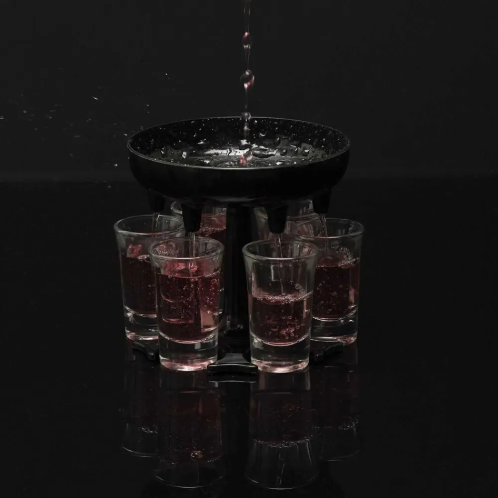 Zestaw do shotów SHOTFLOW dystrybutor i 6 kieliszków * HowHomely New