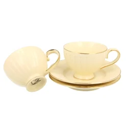 Zestaw 2 filiżanek do espresso Ecru Nina 120 ml * Duo Outlet