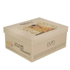 Zestaw 2 filiżanek Ecru Klimt THE KISS 250 ml * Duo Outlet