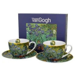 Zestaw 2 filiżanek espresso 90 ml Van Gogh Irises * Duo