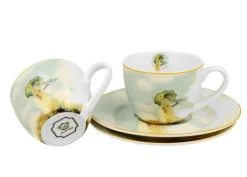 Zestaw 2 filiżanek espresso Monet Woman With Parasol 90 ml * Duo Discount