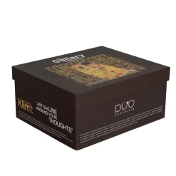 Zestaw 2 filiżanek Klimt THE KISS Brown 250 ml * Duo Outlet