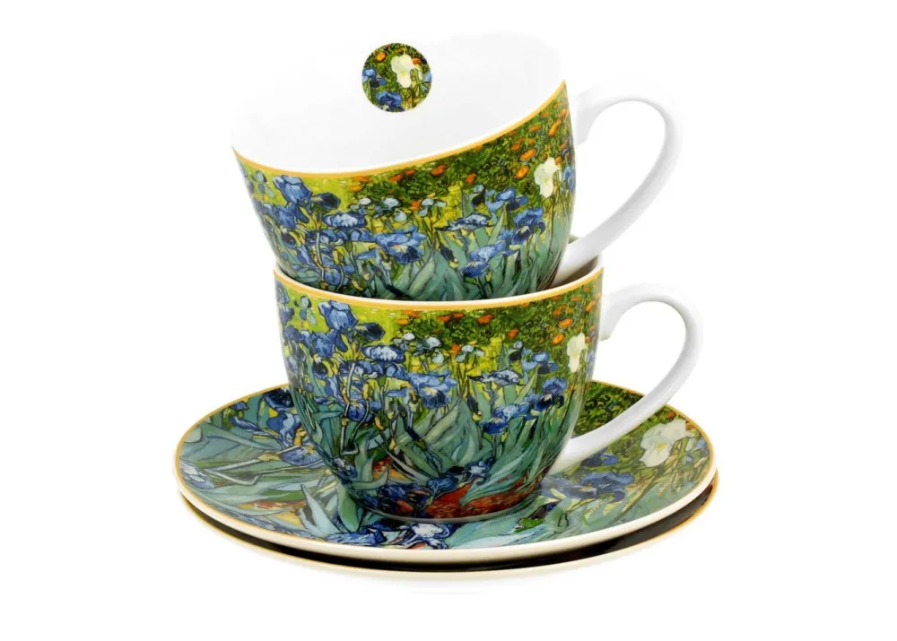 Zestaw 2 filiżanek 250 ml Van Gogh Irises * Duo Sale