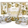 Zestaw 2 filiżanek ze spodkami ENGLISH ROSES WHITE 2x250 ml * Duo Best
