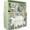 Zestaw 2 filiżanek ze spodkami PEONY WHITE 2x250 ml * Duo Online