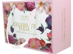 Zestaw 2 filiżanek ze spodkami SPRING ROSES WHITE 2x250 ml * Duo Hot