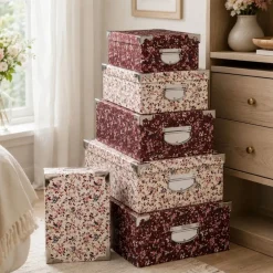 Zestaw 6 kartonowych pudełek Delicat Rose * 5five Simply Smart Outlet