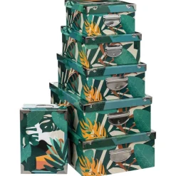 Zestaw 6 kartonowych pudełek Tropical * 5five Simply Smart Discount