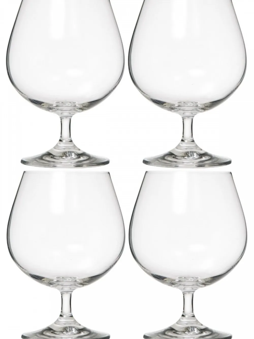 Zestaw 4 kieliszków do koniaku 400 ml * Secret de Gourmet Clearance