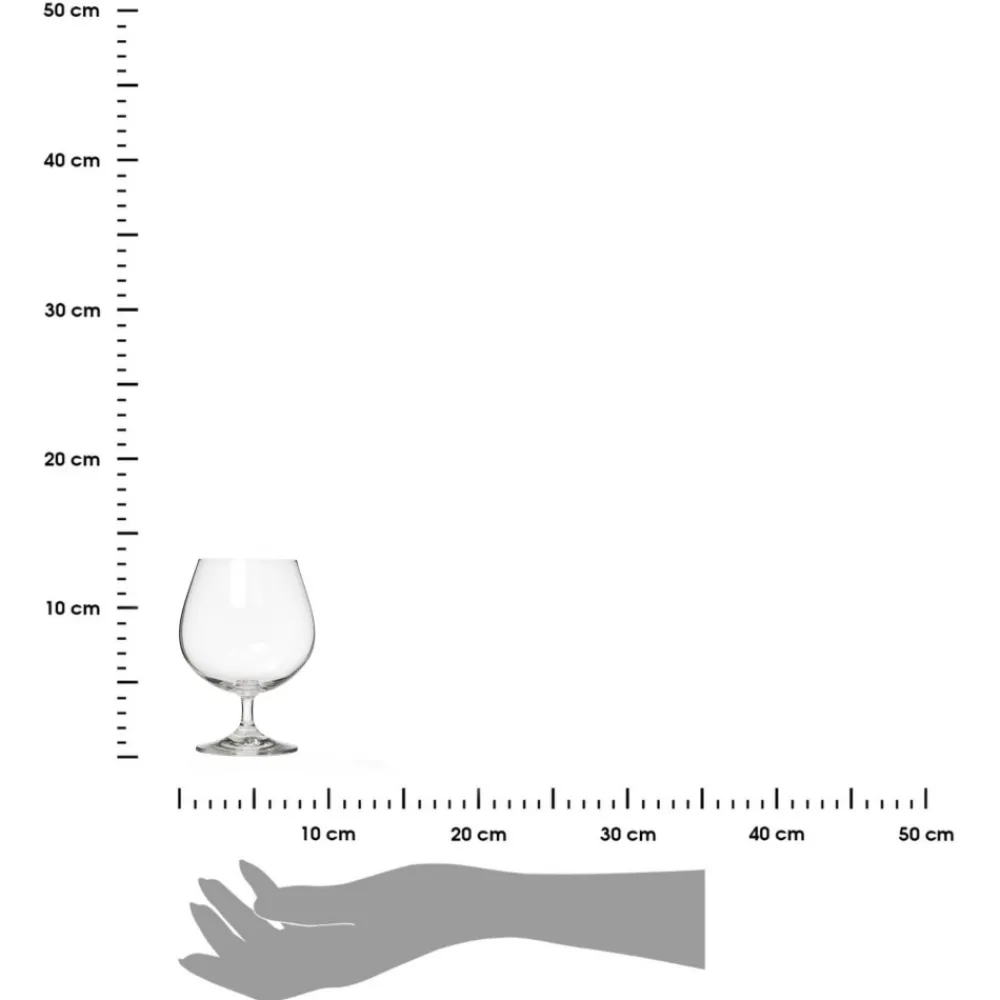 Zestaw 4 kieliszków do koniaku 400 ml * Secret de Gourmet Clearance