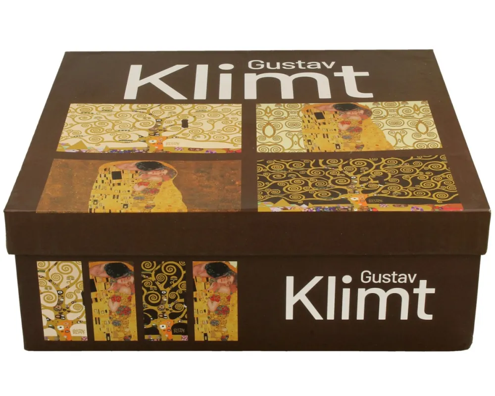 Zestaw 4 kubków Gustav Klimt 350 ml Opakowanie prezentowe * Duo Best