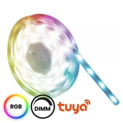 Zestaw Led RGB 3m 12V 7,5W Wi-Fi Smart Yuya Zasilacz IP65 * Eko-light Discount
