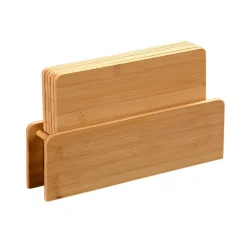 Zestaw 5 małych desek bambusowych 24,5x15,5x0,9 cm * Kesper