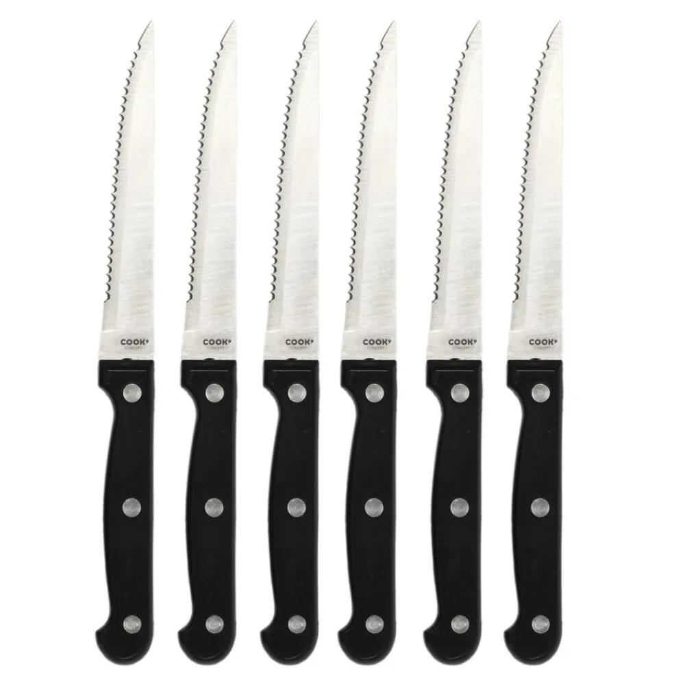 Zestaw noży Cook Concept z blokiem * HowHomely New