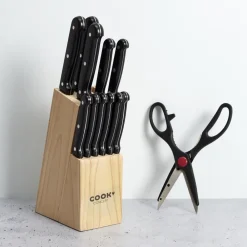 Zestaw noży Cook Concept z blokiem * HowHomely New