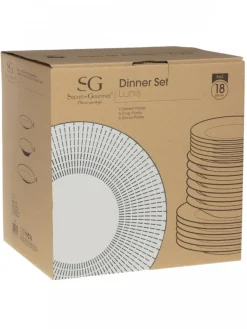 Zestaw obiadowy dla 6 osób Black * Secret de Gourmet Best