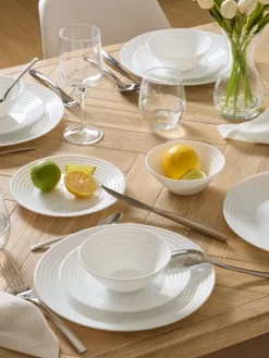 Zestaw obiadowy dla 4 osób Heloise biały * Secret de Gourmet New