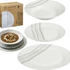 Zestaw obiadowy dla 6 osób Lignes * Secret de Gourmet New