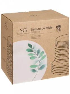 Zestaw obiadowy dla 6 osób Vegetal * Secret de Gourmet Clearance