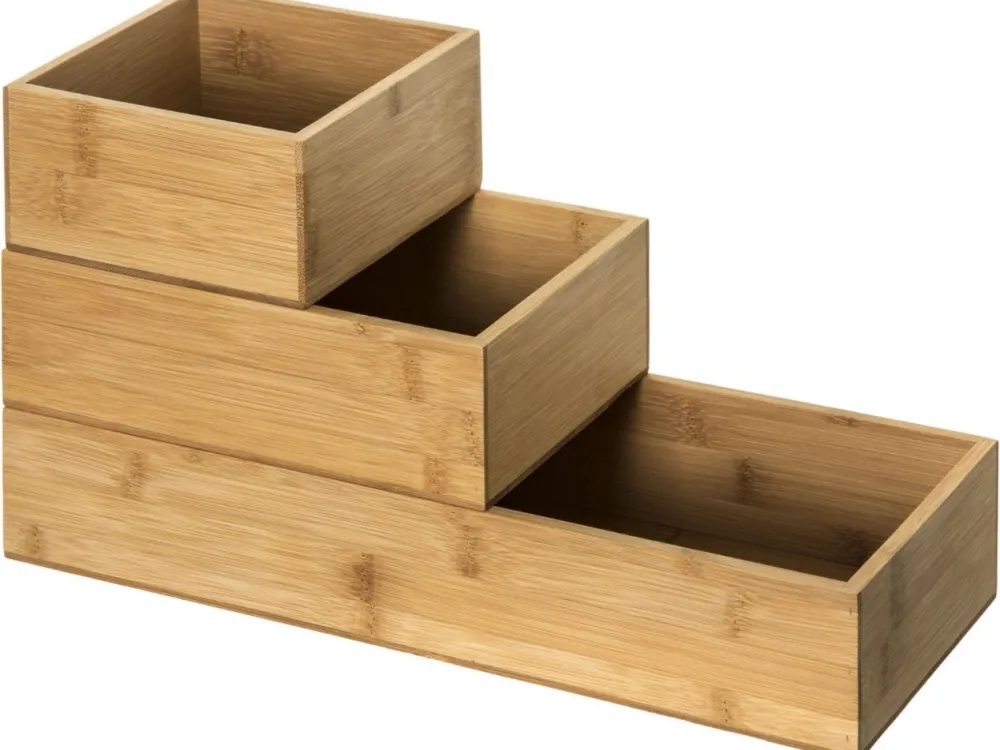 Zestaw 3 organizerów z bambusa Tidy Smart * 5five Simply Smart Sale