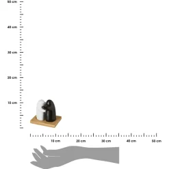 Zestaw pojemników na podstawce SALT & PEPPER * HowHomely Sale