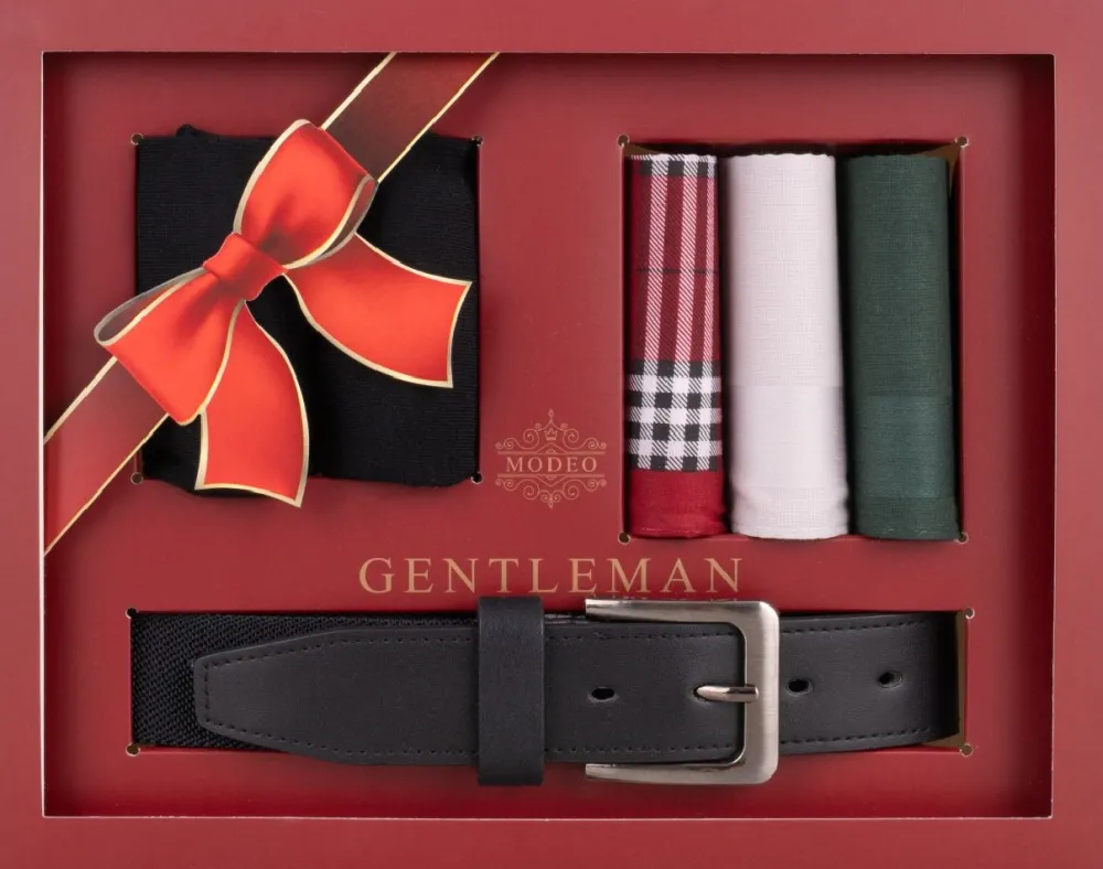 Zestaw prezentowy Prestige Men bordowy * Outlet