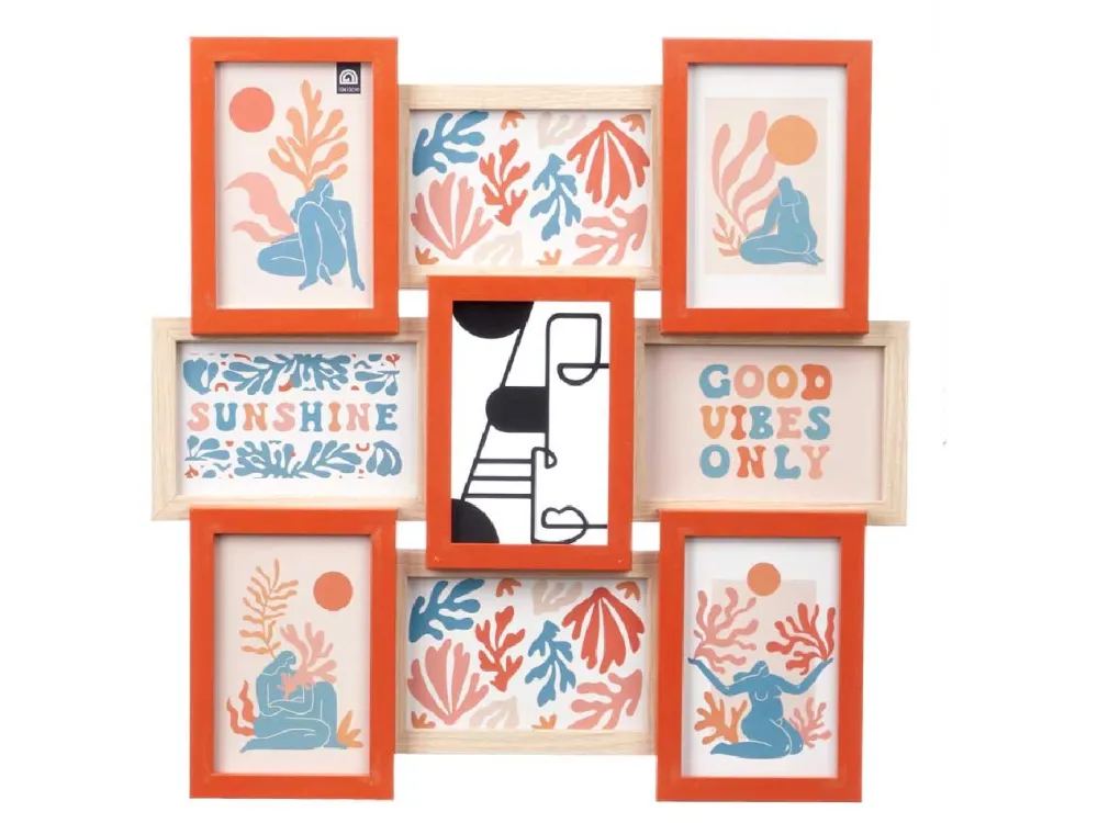 Zestaw ramek na zdjęcia - kolaż 8 x 10x15 cm * GIFTDECOR Outlet