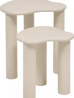 Zestaw 2 stolików kawowych 45 cm Olao * Atmosphera Outlet