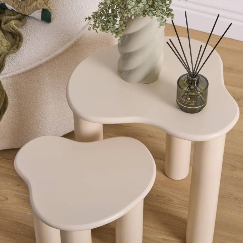 Zestaw 2 stolików kawowych 45 cm Olao * Atmosphera Outlet