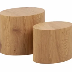 Zestaw 2 stolików kawowych Mice imitacja dębu * Actona Outlet