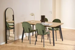 Zestaw stół z 4 krzesłami leśna zieleń Cadiz * Actona Sale