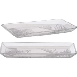 Zestaw 2 szt tac ze szkła MADLEN 22x12 cm * PASABAHÇE Sale