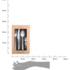 Zestaw sztućców 24 elementy Edge Silver * Estia Clearance