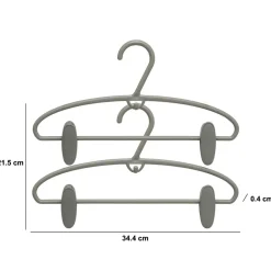 Zestaw 4 wieszaków Hangclip szary * 5five Simply Smart Outlet