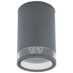 Zewnętrzna Lampa Sufitowa ROCK PRO Szary 1xE27 IP44 * Nowodvorski New
