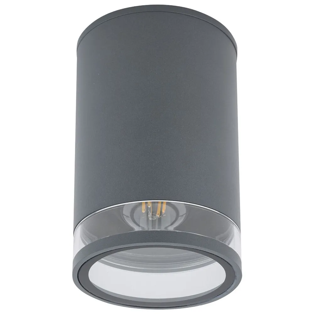 Zewnętrzna Lampa Sufitowa ROCK PRO Szary 1xE27 IP44 * Nowodvorski New