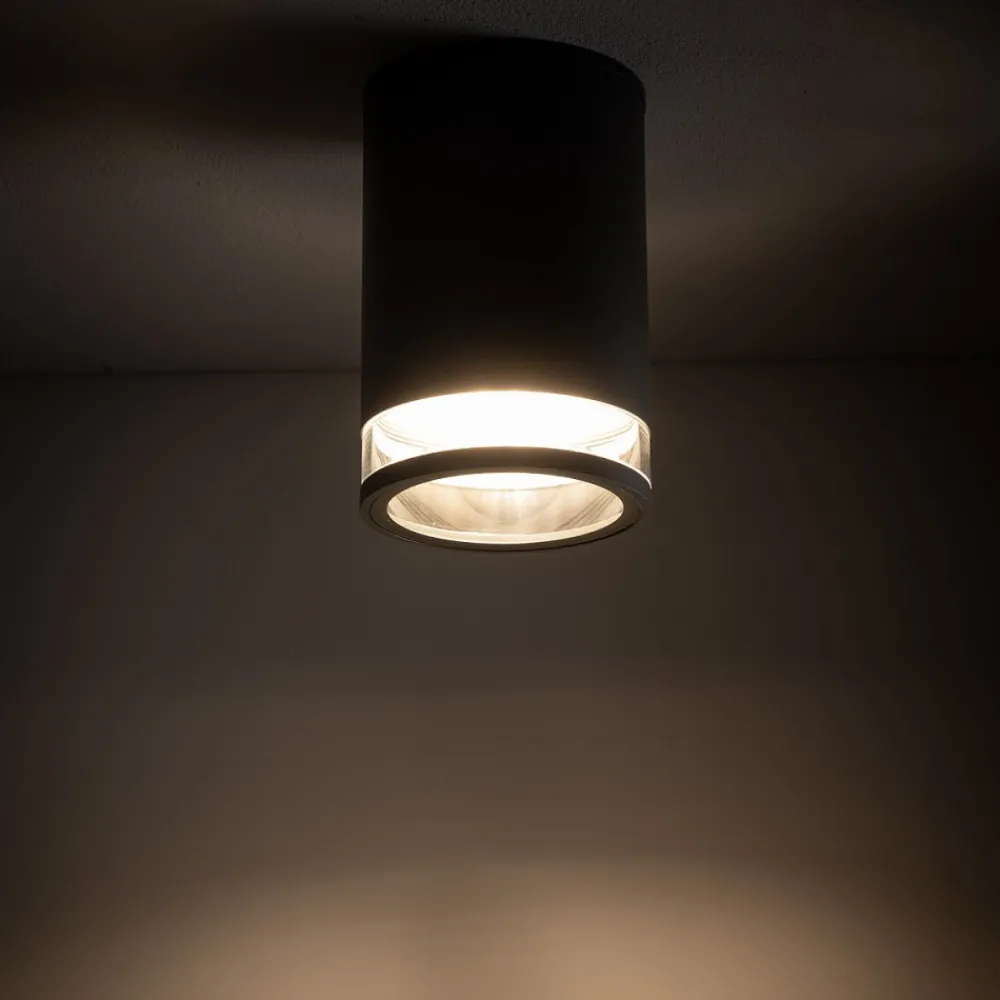 Zewnętrzna Lampa Sufitowa ROCK PRO Szary 1xE27 IP44 * Nowodvorski New