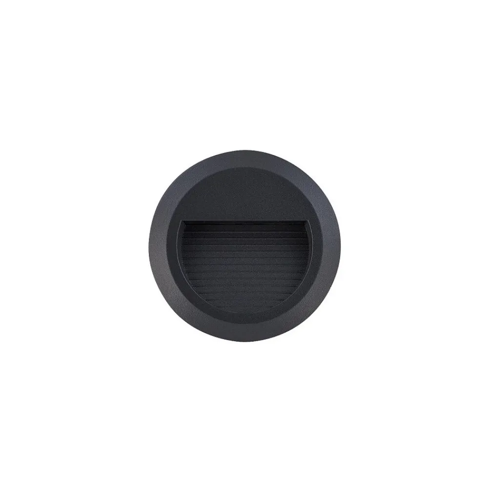 Zewnętrzna Oprawa Podtynkowa SIDEWALK Czarny 3W LED 3000K IP54 11cm * Nowodvorski Hot