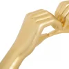 Złota figurka dekoracyjna Amy Hands * Atmosphera Hot
