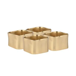 Złote obrączki na serwetki 4 szt.