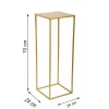 Złoty nowoczesny kwietnik stojący 70 cm LOFT * HowHomely Clearance