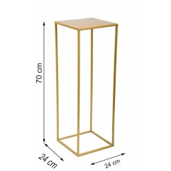 Złoty nowoczesny kwietnik stojący 70 cm LOFT * HowHomely Clearance